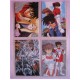 Bt'X Set 4 lamicard Original Japan Gadget Anime manga 90s Laminated Card Kurumada